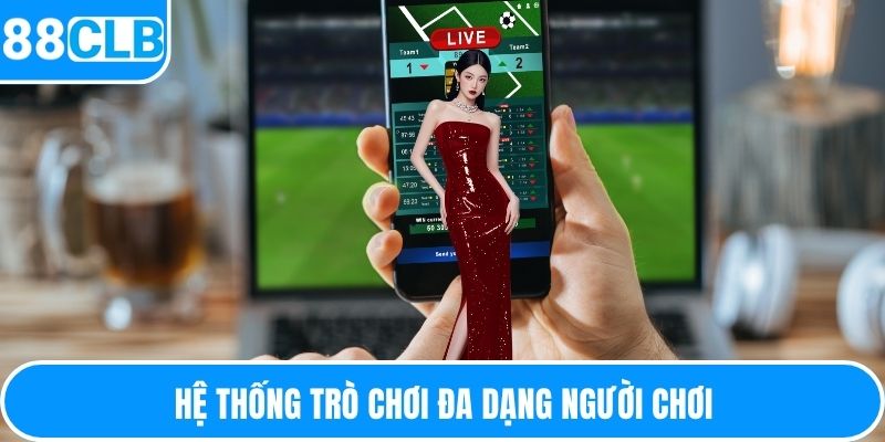 Hệ thống trò chơi đa dạng người chơi