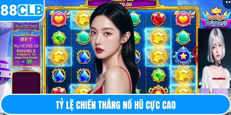 Tỷ lệ chiến thắng nổ hũ cực cao